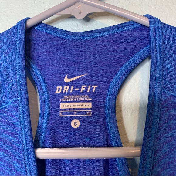 Nike Blue Dri-Fit Tank Top | Small - Picture 3 of 5